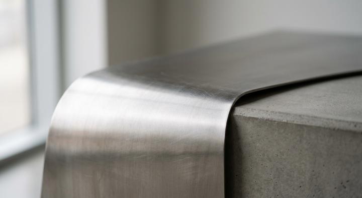 Minimalist industrial material texture representing durability